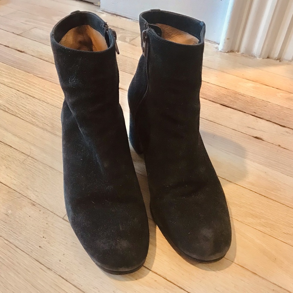 Coach Bonnie Booties Black Suede